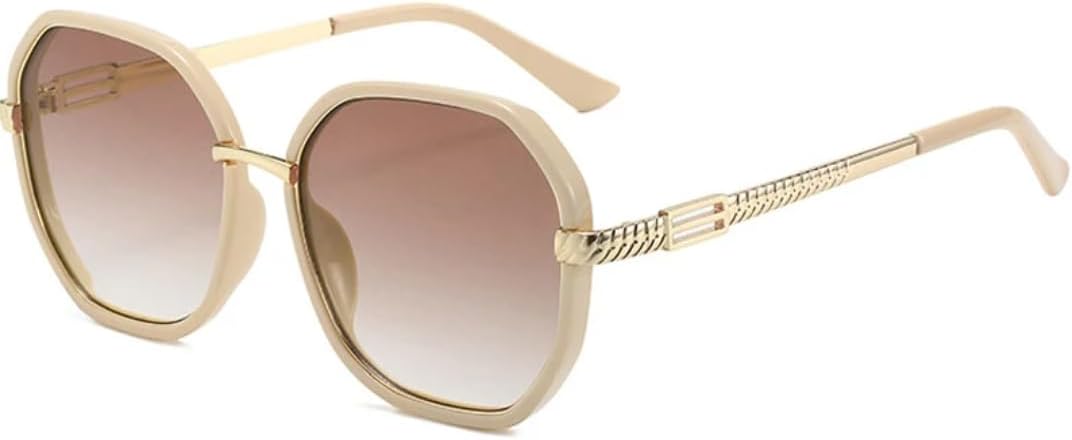 Солнцезащитные очки с защитой UV400 | Металлическая увеличенная оправа, градиентные линзы | Для женщин и мужчин, для занятий спортом на открытом воздухе и вождения DSVIGF, Beige Brown
Солнцезащитные очки с защитой UV400 | Металлическая увеличенная оправа, градиентные линзы | Для женщин и мужчин, для занятий спортом на открытом воздухе и вождения DSVIGF, Beige Brown