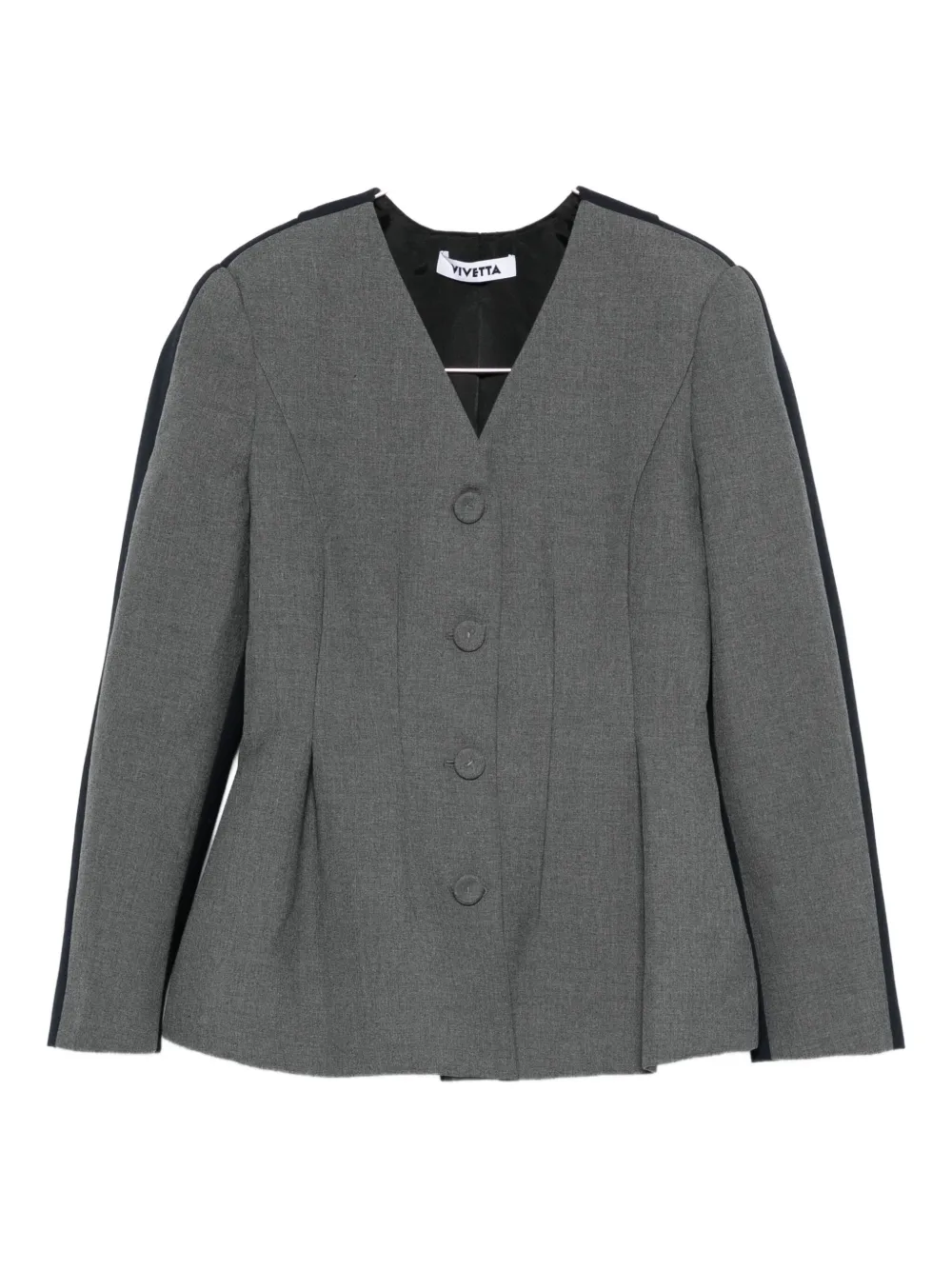 Пиджак с застежкой на пуговицы спереди Vivetta, серый
Пиджак с застежкой на пуговицы спереди Vivetta, серый