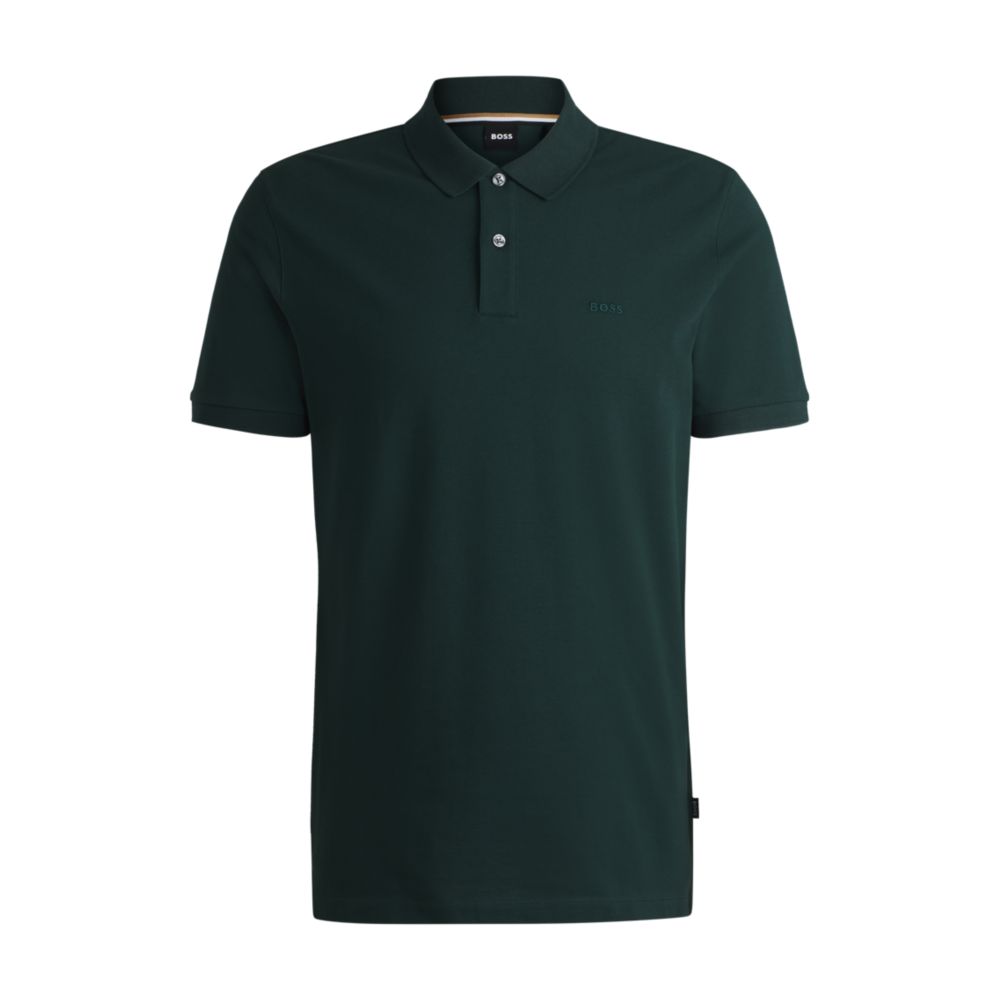 Рубашка-поло Pallas Regular-fit из хлопка с вышитым логотипом BOSS, светло-зеленый
Рубашка-поло Pallas Regular-fit из хлопка с вышитым логотипом BOSS, светло-зеленый