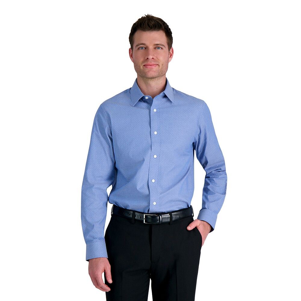Мужская классическая рубашка Haggar Premium Comfort классического кроя, устойчивая к морщинам, цвет Denim Blue Dobby
Мужская классическая рубашка Haggar Premium Comfort классического кроя, устойчивая к морщинам, цвет Denim Blue Dobby