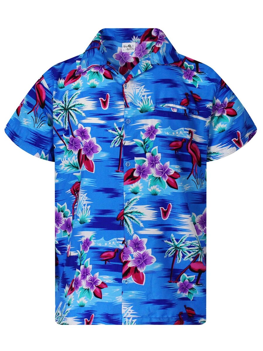 Рубашка King Kameha Flamingos, синий
Рубашка King Kameha Flamingos, синий