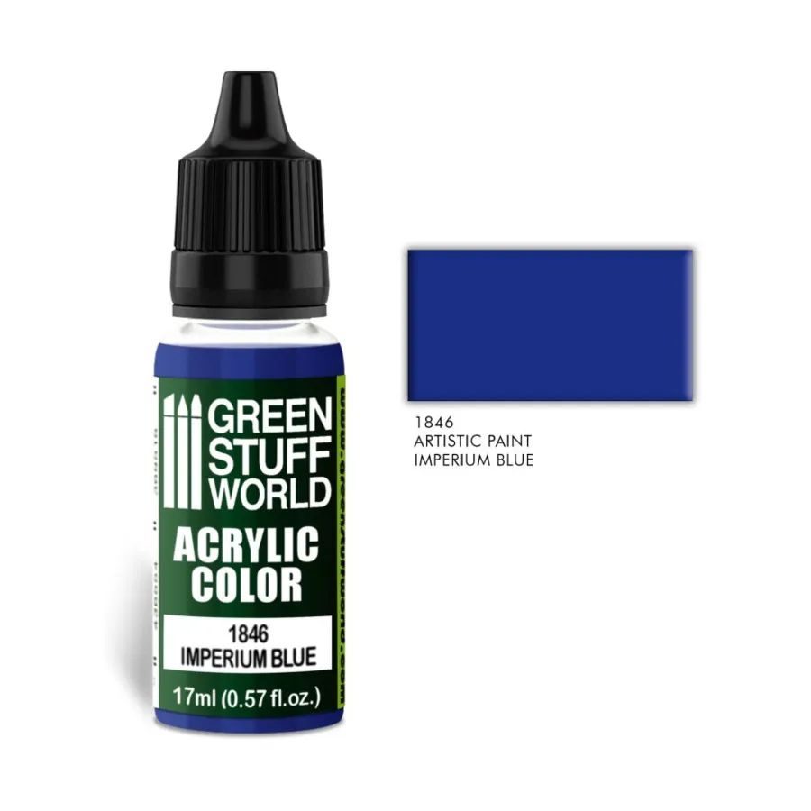 Империум Синий, Paint - Acrylic Color Paint - 17ml (Green Stuff World)
Империум Синий, Paint - Acrylic Color Paint - 17ml (Green Stuff World)