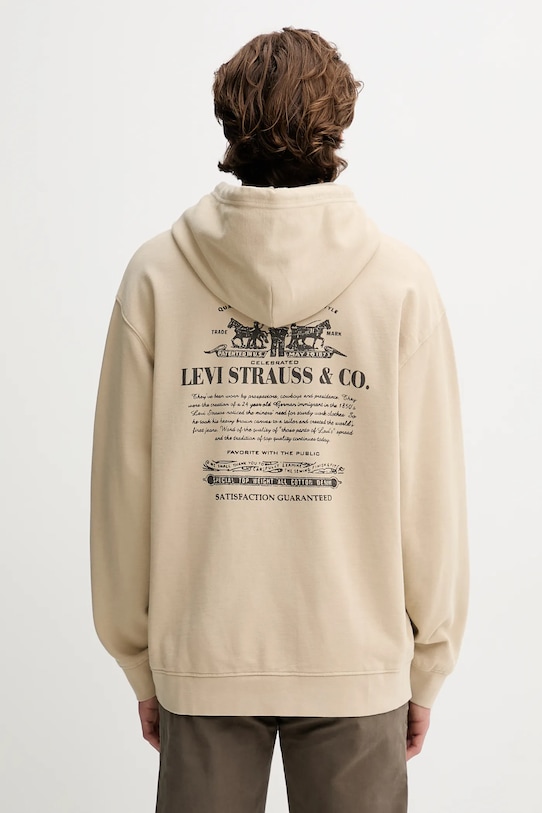 Хлопковая толстовка Levi'S, бежевый
Хлопковая толстовка Levi'S, бежевый