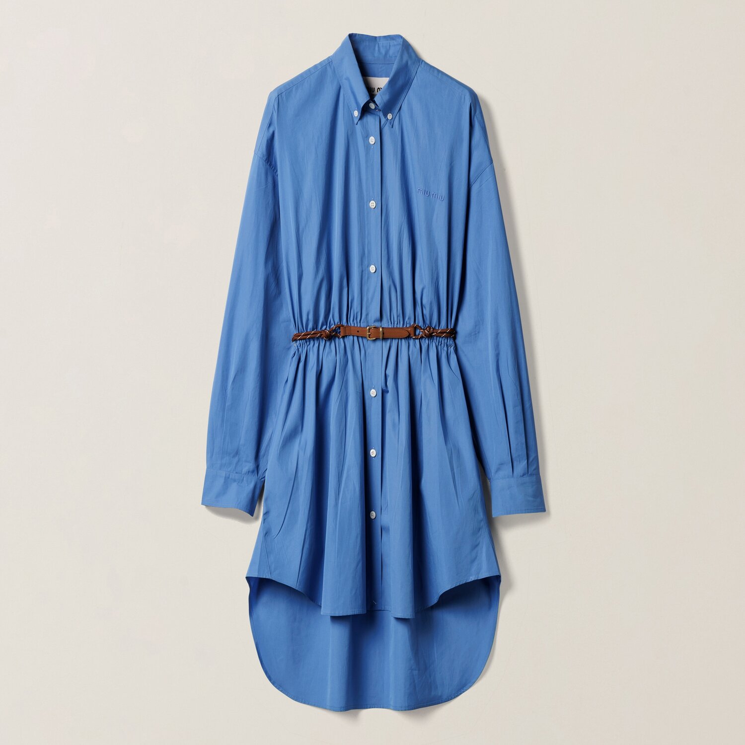 Платье из поплина MIU MIU, голубовато-синий
Платье из поплина MIU MIU, голубовато-синий