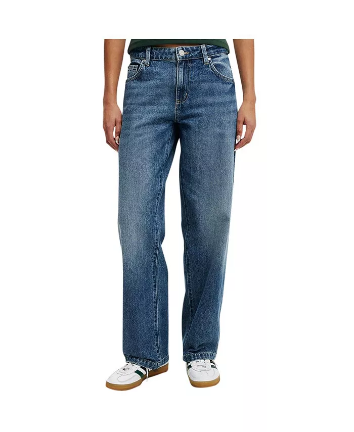 Женские джинсы прямого кроя с низкой талией COTTON ON, синий
Женские джинсы прямого кроя с низкой талией COTTON ON, синий