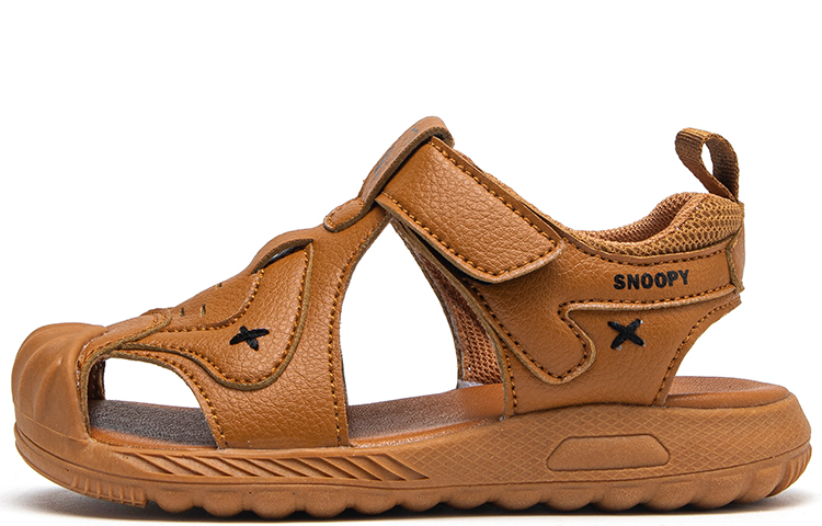 Детские сандалии с противоскользящей подошвой и защитой от ударов. Для детей 3–7 лет. SNOOPY, коричневый
Детские сандалии с противоскользящей подошвой и защитой от ударов. Для детей 3–7 лет. SNOOPY, коричневый