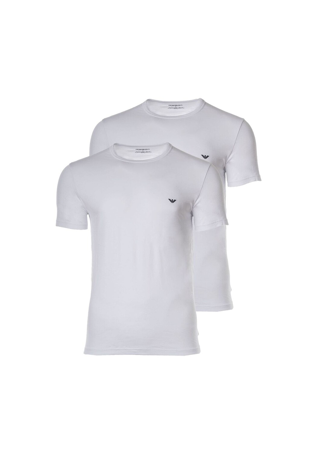 Набор из 2 мужских футболок — круглый вырез, круглый вырез, рукава до половины, однотонный EMPORIO ARMANI, цвет Small
Набор из 2 мужских футболок — круглый вырез, круглый вырез, рукава до половины, однотонный EMPORIO ARMANI, цвет Small