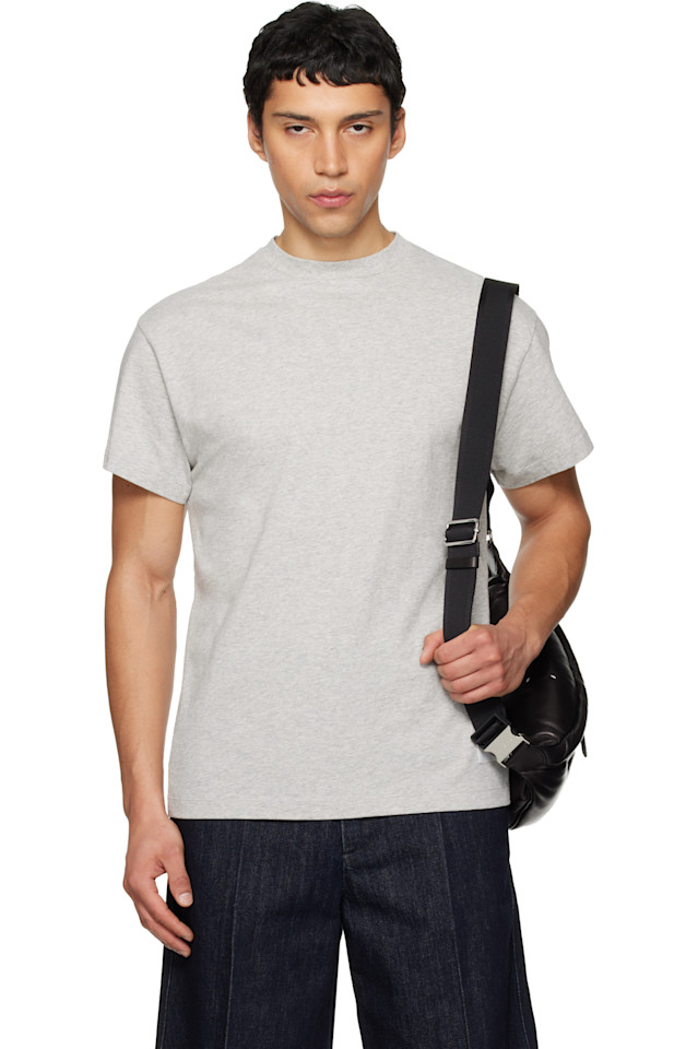 Jil Sander Комплект из трех серых футболок с коротким рукавом
Jil Sander Комплект из трех серых футболок с коротким рукавом