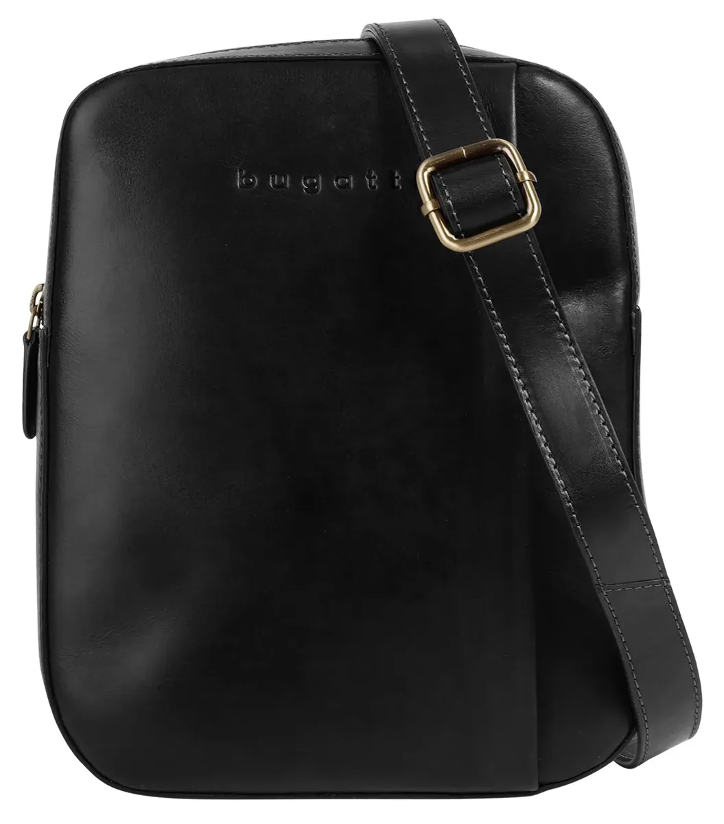 Сумка через плечо bugatti "REMO", натуральная кожа, черный 
Сумка через плечо bugatti "REMO", натуральная кожа, черный