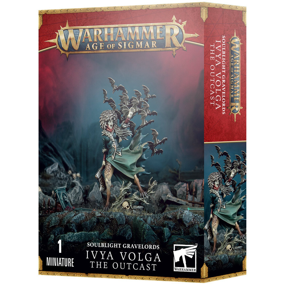 Миниатюра Games Workshop Warhammer Age of Sigmar: Soulblight Gravelords - Ivya Volga the Outcast
Миниатюра Games Workshop Warhammer Age of Sigmar: Soulblight Gravelords - Ivya Volga the Outcast
