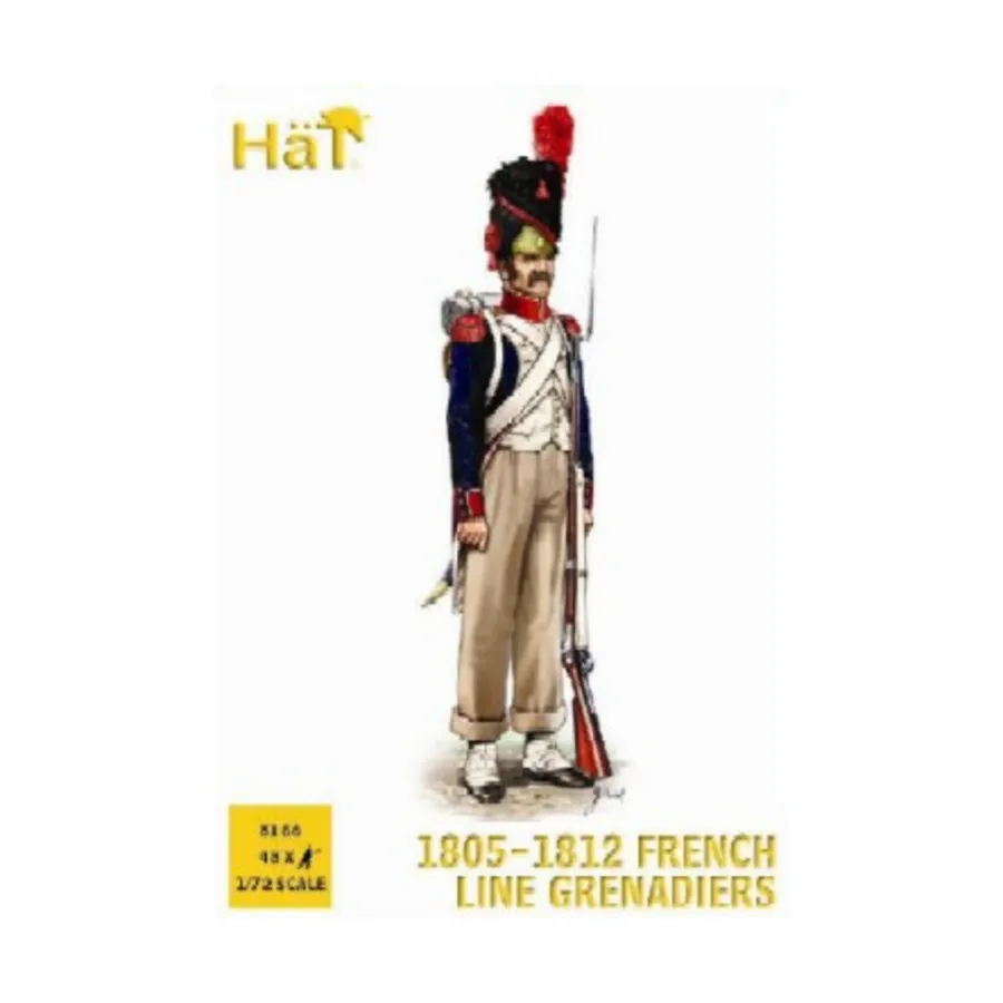 Французские линейные гренадеры, Historical Plastic Military Figures - Napoleonic (1:72) (Hat Industries)
Французские линейные гренадеры, Historical Plastic Military Figures - Napoleonic (1:72) (Hat Industries)