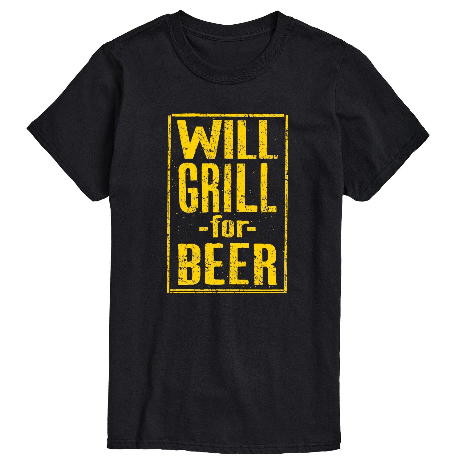 Мужская футболка с рисунком Big & Tall Will Grill for Beer License
Мужская футболка с рисунком Big & Tall Will Grill for Beer License