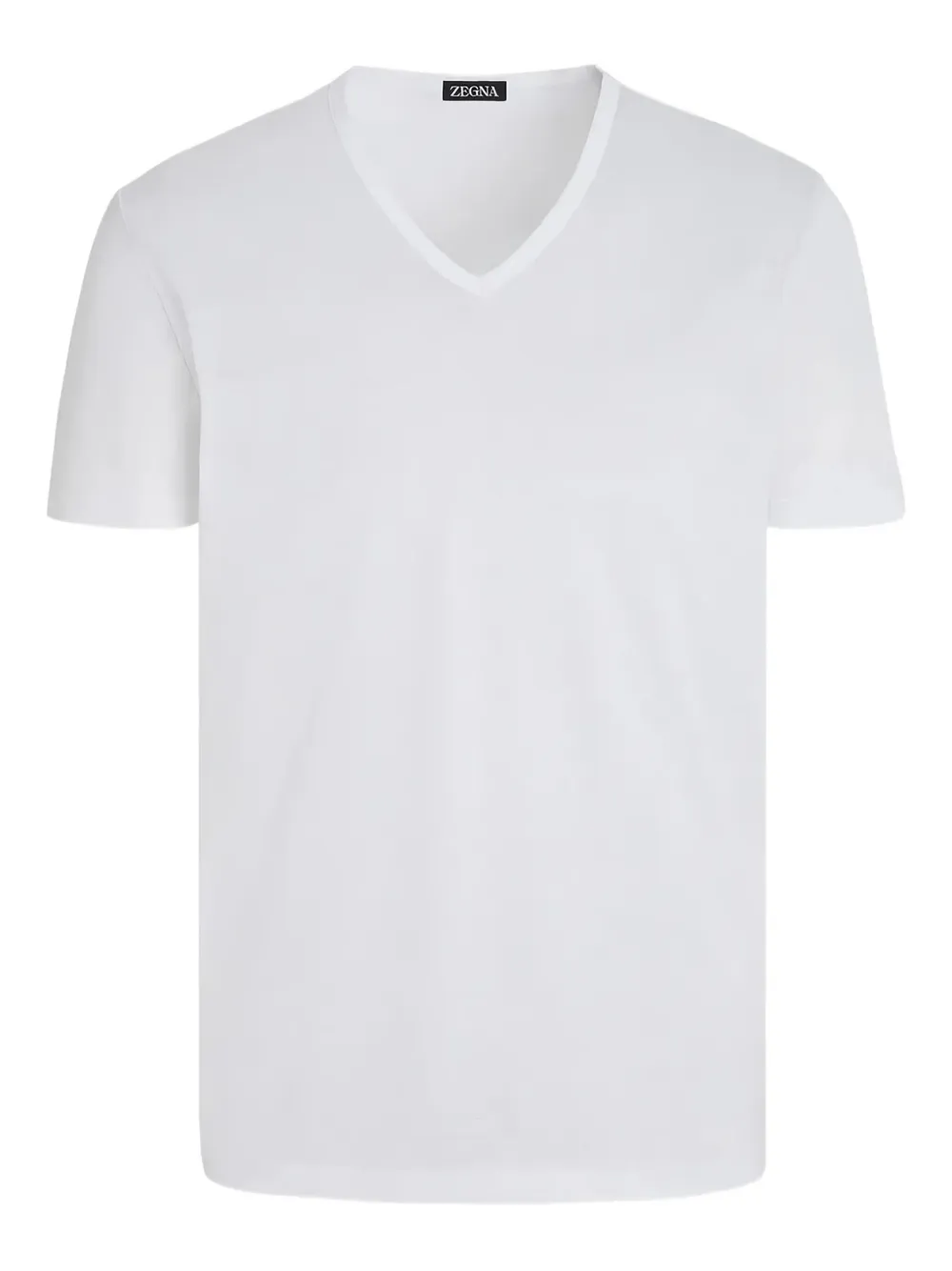 Хлопковая футболка Zegna, белый
Хлопковая футболка Zegna, белый