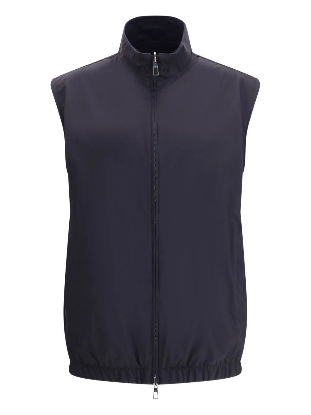 Жилет на молнии с воротником-стойкой Loro Piana, черный
Жилет на молнии с воротником-стойкой Loro Piana, черный