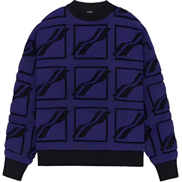 Свитер унисекс фиолетовый WE11DONE
Свитер унисекс фиолетовый WE11DONE