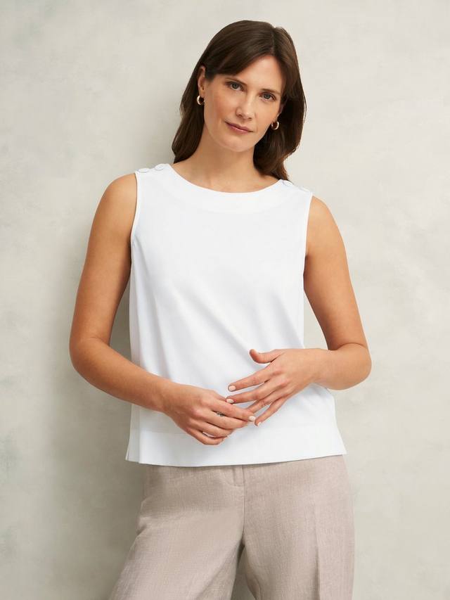 Топ без рукавов от мэдди Hobbs, белый
Топ без рукавов от мэдди Hobbs, белый