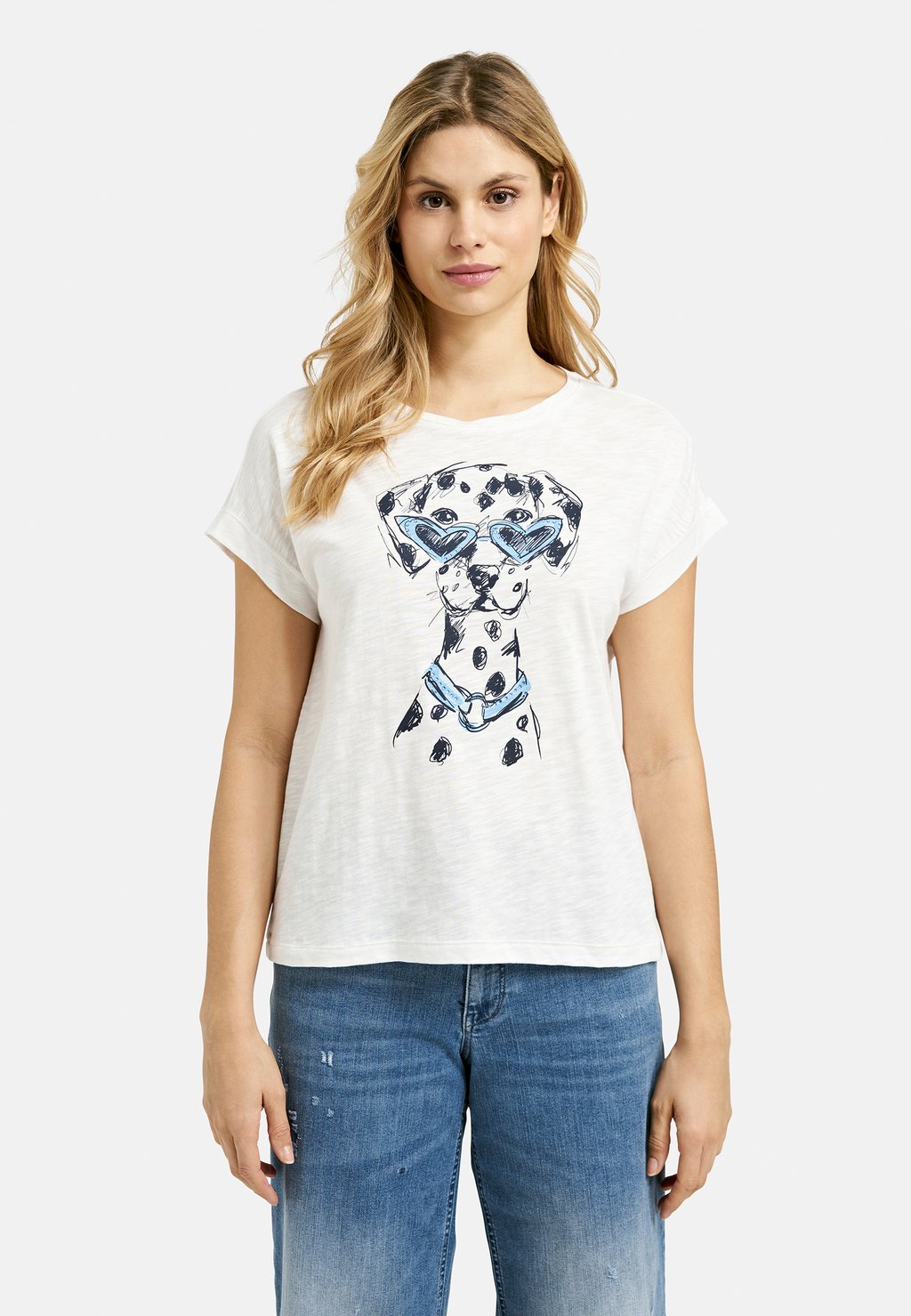 Футболка с принтом MILANO ITALY, кремовый 
Футболка с принтом MILANO ITALY, кремовый