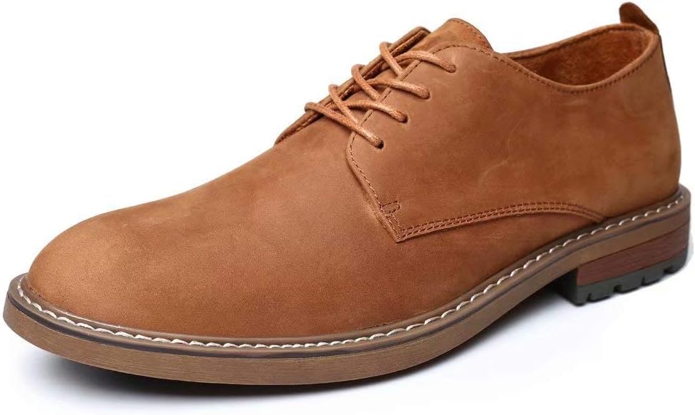 Мужские классические туфли, кожаные оксфорды с закрытой шнуровкой и простым носком Arkbird, коричневый
Мужские классические туфли, кожаные оксфорды с закрытой шнуровкой и простым носком Arkbird, коричневый