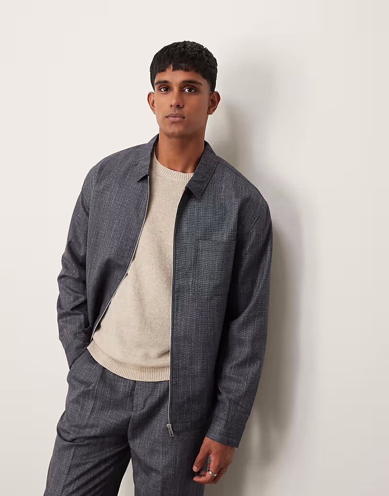 Элегантная куртка-рубашка на молнии ASOS DESIGN синего цвета, Синий, Элегантная куртка-рубашка на молнии ASOS DESIGN синего цвета
Элегантная куртка-рубашка на молнии ASOS DESIGN синего цвета, Синий, Элегантная куртка-рубашка на молнии ASOS DESIGN синего цвета