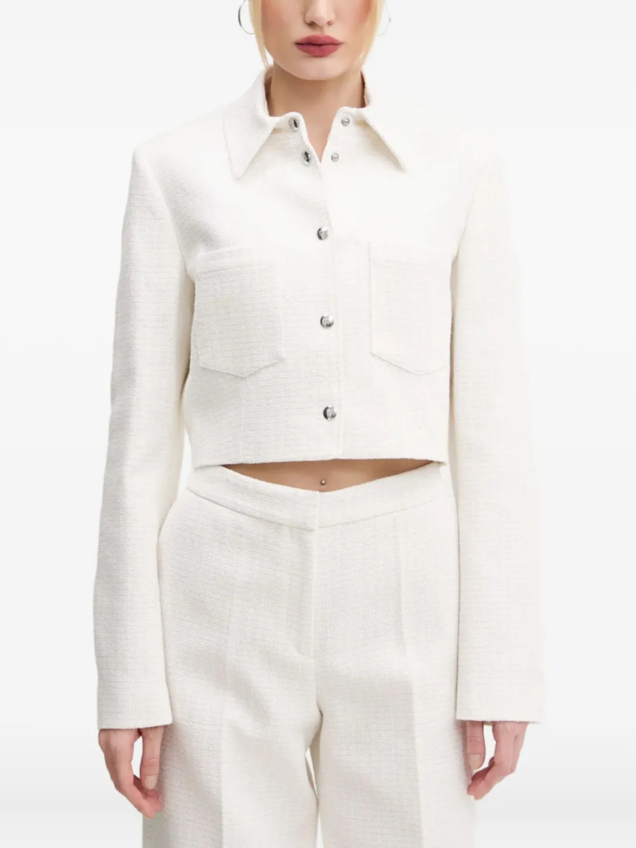 Твидовая рубашка HUGO, белый
Твидовая рубашка HUGO, белый