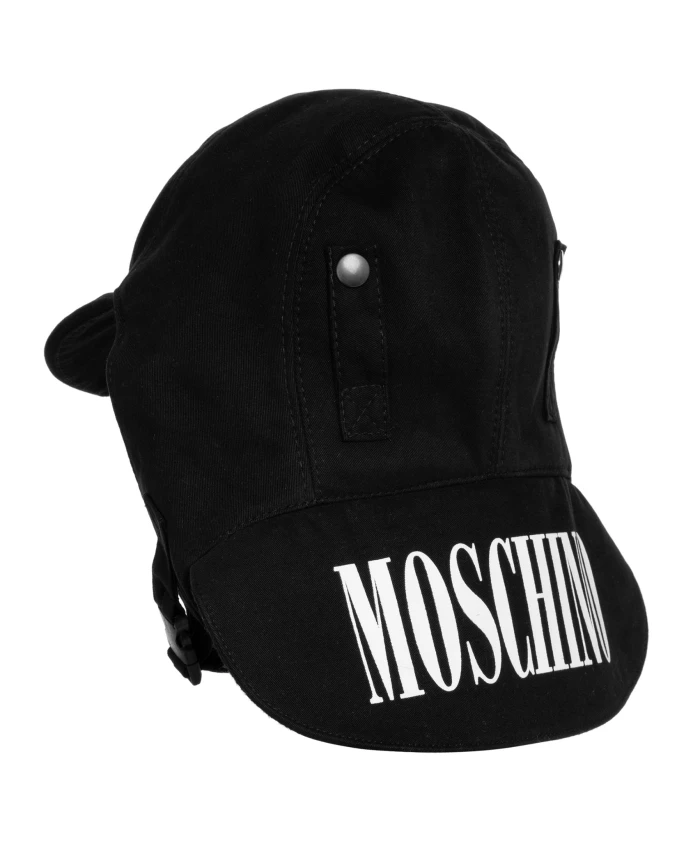 Регулируемая кепка с простым логотипом Moschino, черный
Регулируемая кепка с простым логотипом Moschino, черный