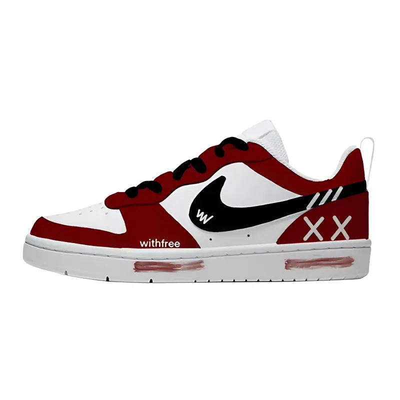 Nike Court Borough Red And White Wild Story Leather Low top Kids' Skateboarding Shoes Red Unisex
Nike Court Borough Red And White Wild Story Leather Low top Kids' Skateboarding Shoes Red Unisex