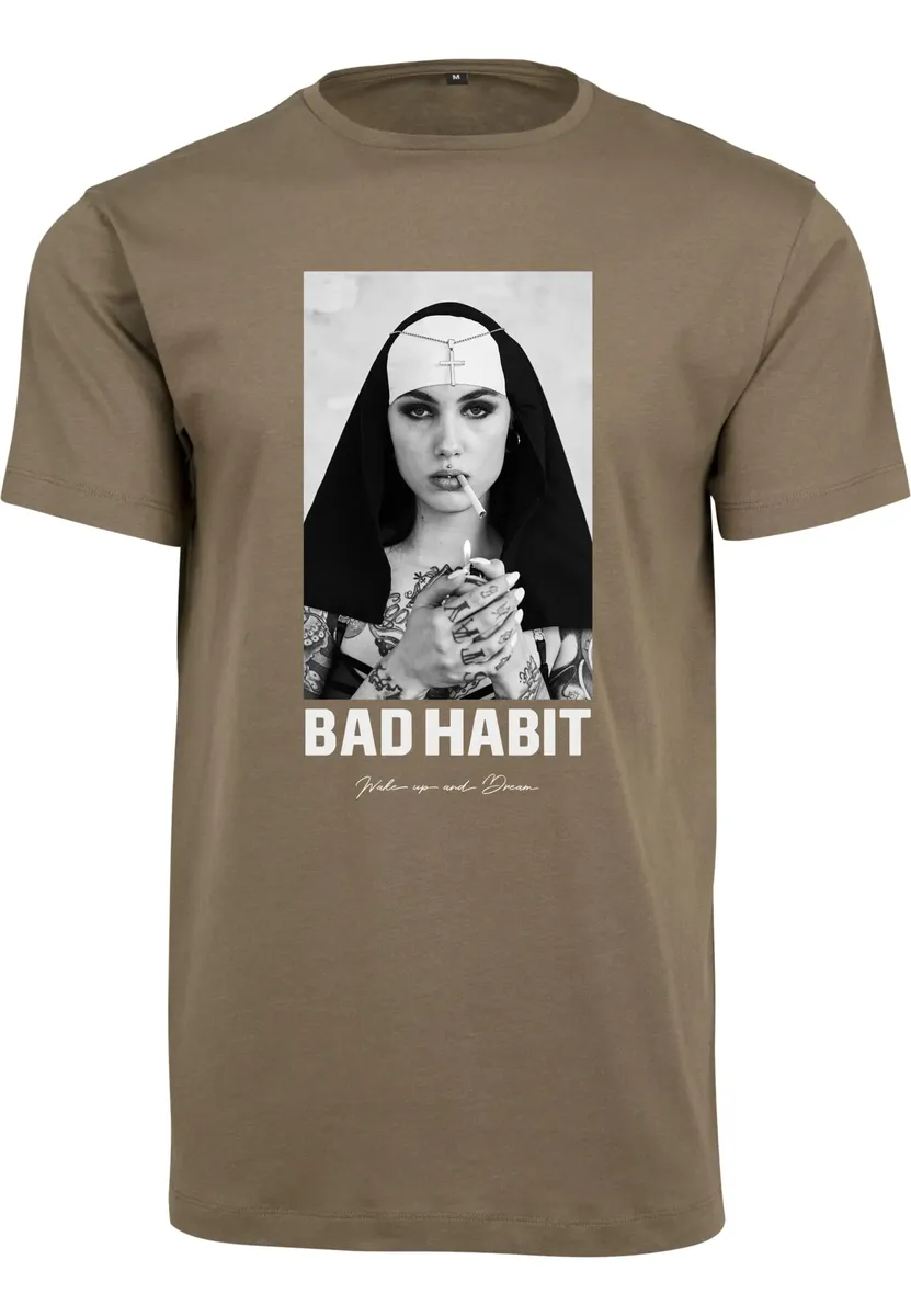 Футболка Mister Tee "Мужская футболка Mister Tee от вредных привычек" Mistertee, оливковый
Футболка Mister Tee "Мужская футболка Mister Tee от вредных привычек" Mistertee, оливковый