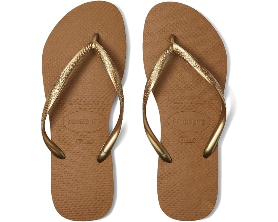 Сандалии Havaianas Slim Flip Flop, бронзовый
Сандалии Havaianas Slim Flip Flop, бронзовый