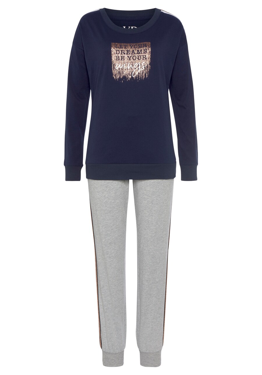 Пижама VIVANCE Pajama Dreams, темно-синий
Пижама VIVANCE Pajama Dreams, темно-синий