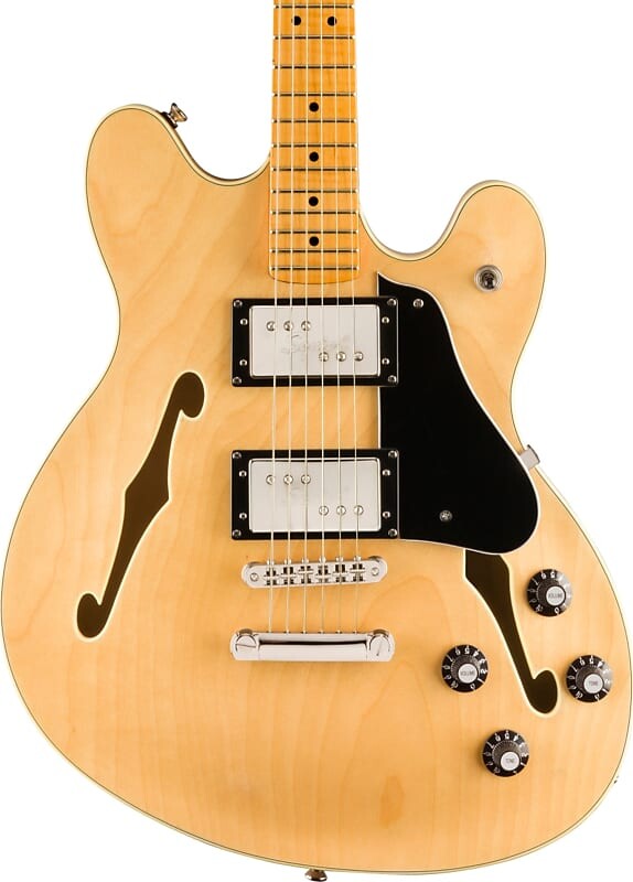Электрогитара Squier Classic Vibe Starcaster Semi-Hollow Guitar, Maple Fingerboard, Natural
Электрогитара Squier Classic Vibe Starcaster Semi-Hollow Guitar, Maple Fingerboard, Natural