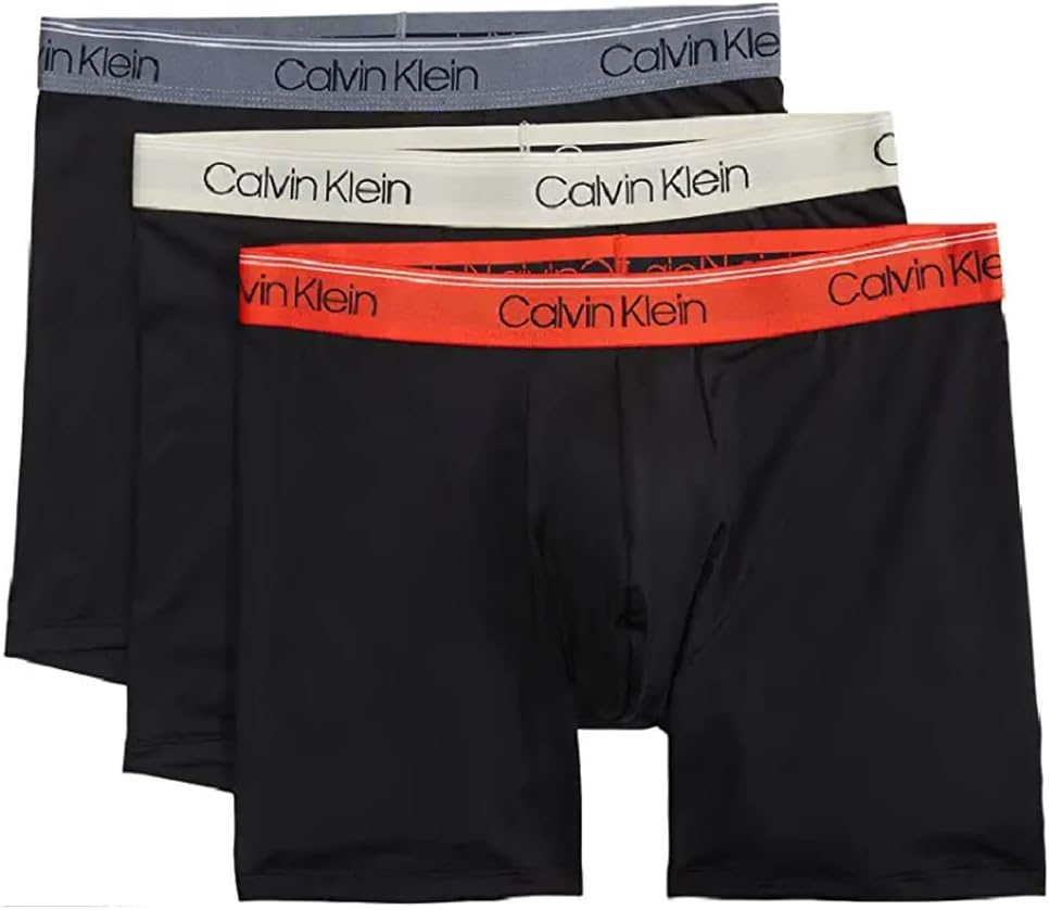 Комплект из 3 трусов-боксеров Calvin Klein Men's Underwear Micro Stretch, Black Bodies W/ Asphalt Grey, Mudstone, Acid Orange
Комплект из 3 трусов-боксеров Calvin Klein Men's Underwear Micro Stretch, Black Bodies W/ Asphalt Grey, Mudstone, Acid Orange