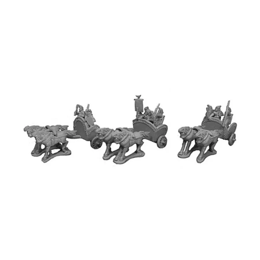 Тяжелые колесницы с двумя лошадьми — Индийские, War & Empire - Ancient Miniatures - Indian (15mm)
Тяжелые колесницы с двумя лошадьми — Индийские, War & Empire - Ancient Miniatures - Indian (15mm)