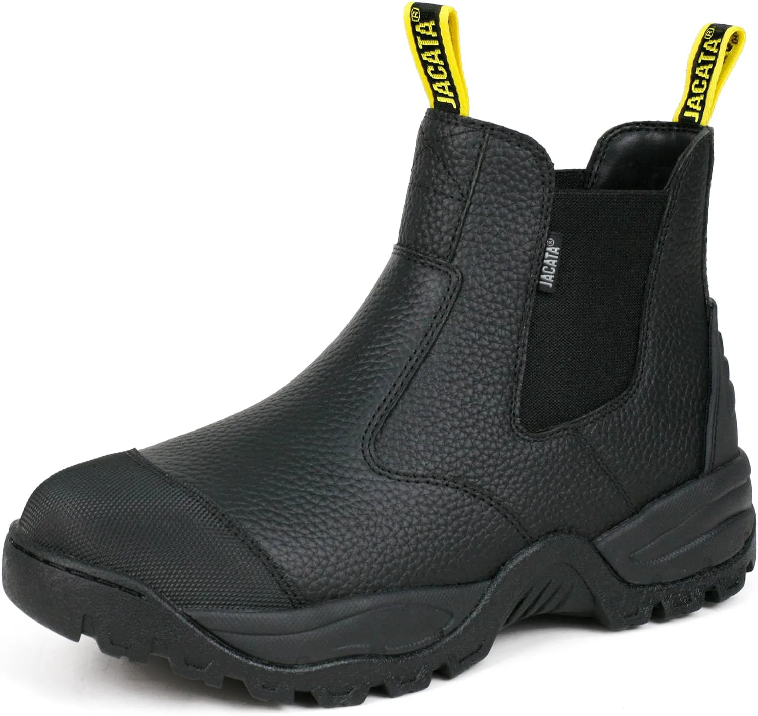 Рабочие Ботинки Jacata Mens Chelsea Slip On для мужчин, мужские промышленные строительные мягкие носки, рабочие ботинки для мужчин, черный
Рабочие Ботинки Jacata Mens Chelsea Slip On для мужчин, мужские промышленные строительные мягкие носки, рабочие ботинки для мужчин, черный