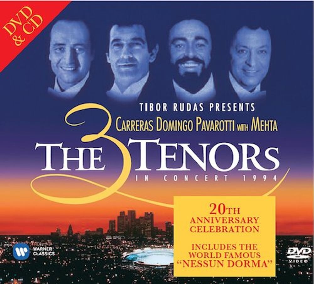 Диск CD 3 Tenors In Concert 1994 - The Three Tenors 
Диск CD 3 Tenors In Concert 1994 - The Three Tenors