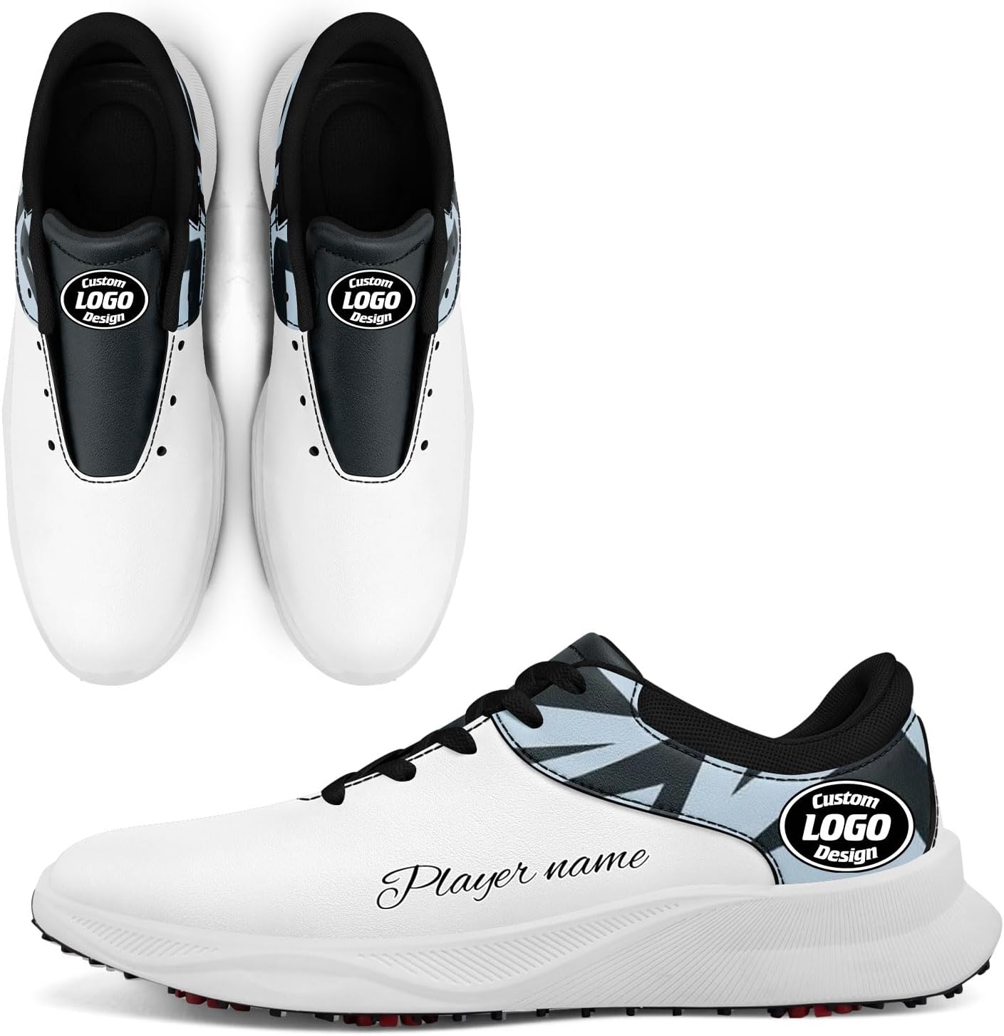 Стильные кроссовки для гольфа с граффити для мужчин и женщин, камуфляжная расцветка, без шипов, вентилируемая подошва, возможность персонализации логотипом или именем, для занятий спортом на траве Coolcustomize, белый/черный/голубой/светло-голуб...
Стильные кроссовки для гольфа с граффити для мужчин и женщин, камуфляжная расцветка, без шипов, вентилируемая подошва, возможность персонализации логотипом или именем, для занятий спортом на траве Coolcustomize, белый/черный/голубой/светло-голуб...