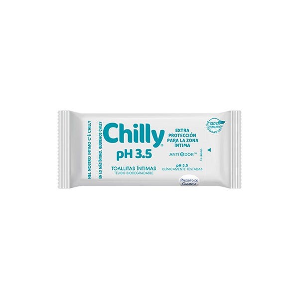 Салфетки для интимной гигиены Chilly Ph 3.5, 12 шт. 12 шт Chilly
Салфетки для интимной гигиены Chilly Ph 3.5, 12 шт. 12 шт Chilly
