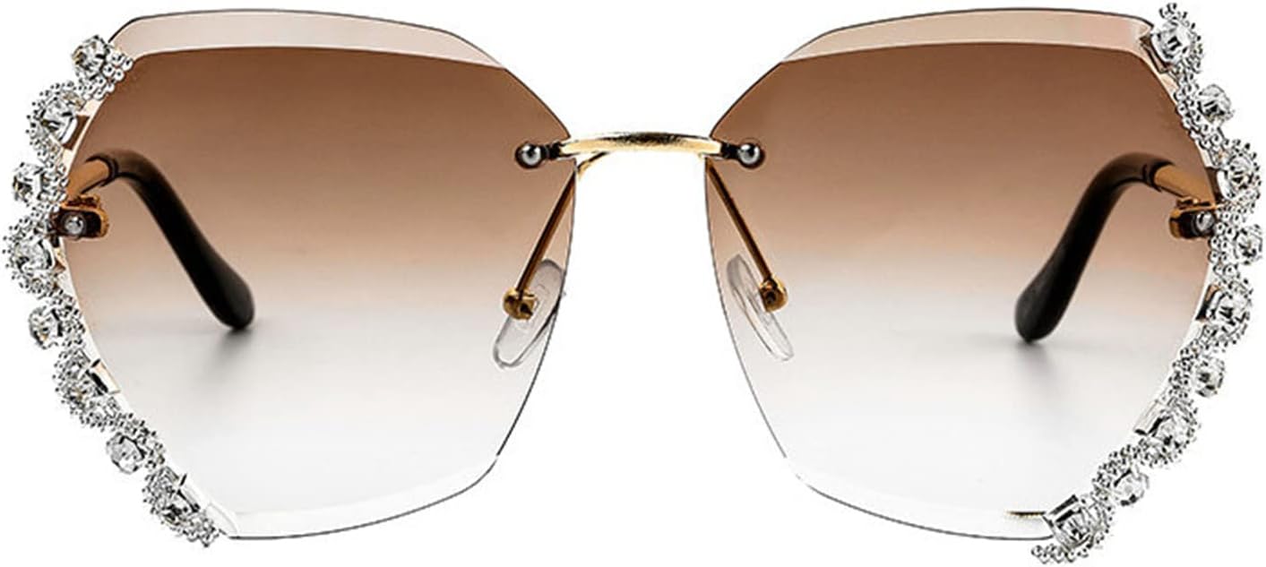 Солнцезащитные очки COTIA в винтажном стиле без оправы, с волнообразным рисунком, стразами и бриллиантами, для женщин и мужчин, ретро-стиль, с градиентными линзами, защита от ультрафиолета UV400, Tea
Солнцезащитные очки COTIA в винтажном стиле без оправы, с волнообразным рисунком, стразами и бриллиантами, для женщин и мужчин, ретро-стиль, с градиентными линзами, защита от ультрафиолета UV400, Tea