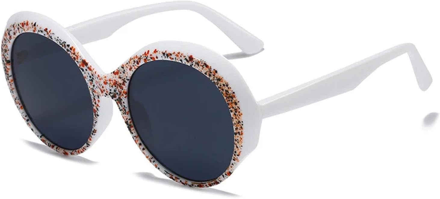 Винтажные круглые солнцезащитные очки для женщин и мужчин, роскошные солнцезащитные очки для женщин, модные, для уличной фотографии, защита от УФ-излучения UV400 TKKTLLT, White Gray
Винтажные круглые солнцезащитные очки для женщин и мужчин, роскошные солнцезащитные очки для женщин, модные, для уличной фотографии, защита от УФ-излучения UV400 TKKTLLT, White Gray