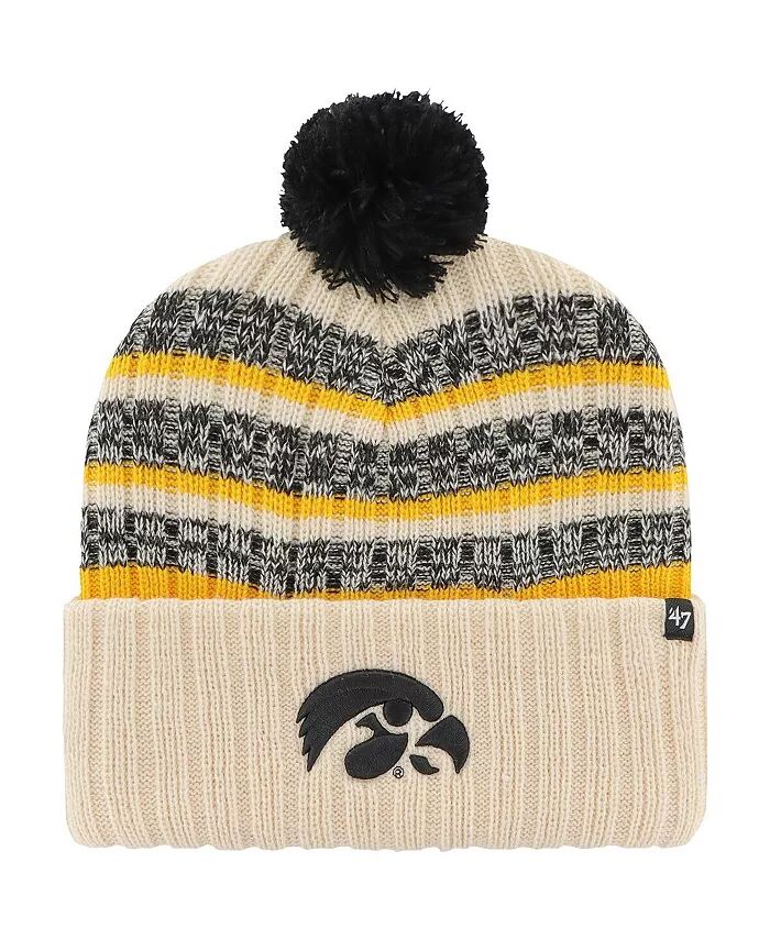 Мужская вязаная шапка цвета хаки Iowa Hawkeyes Tavern с манжетами и помпоном '47 Brand
Мужская вязаная шапка цвета хаки Iowa Hawkeyes Tavern с манжетами и помпоном '47 Brand