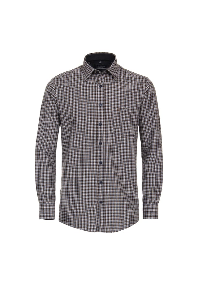 Рубашка свободного кроя в клетку Casamoda, коричневый
Рубашка свободного кроя в клетку Casamoda, коричневый