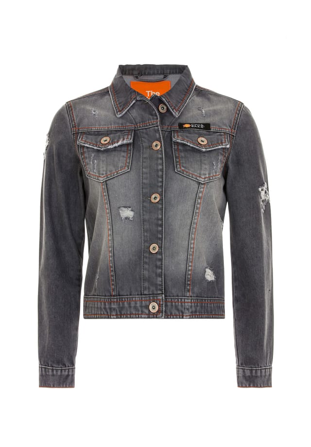 Джинсовая куртка с контрастными швами Cipo & Baxx, серый
Джинсовая куртка с контрастными швами Cipo & Baxx, серый