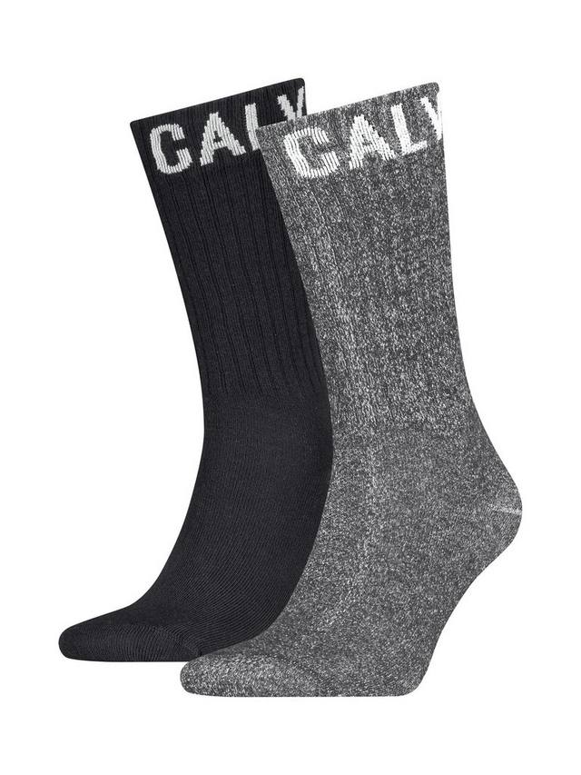 Хлопковые носки Cotton Mix Calvin Klein, Pack of 2, Black/Grey
Хлопковые носки Cotton Mix Calvin Klein, Pack of 2, Black/Grey