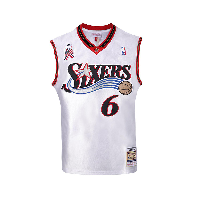 Джерси Mitchell & Ness X NBA Eastern Conference Allen Iverson Hardwood Classics 2002 All Star Game Authentic Mitchell Ness, белый
Джерси Mitchell & Ness X NBA Eastern Conference Allen Iverson Hardwood Classics 2002 All Star Game Authentic Mitchell Ness, белый