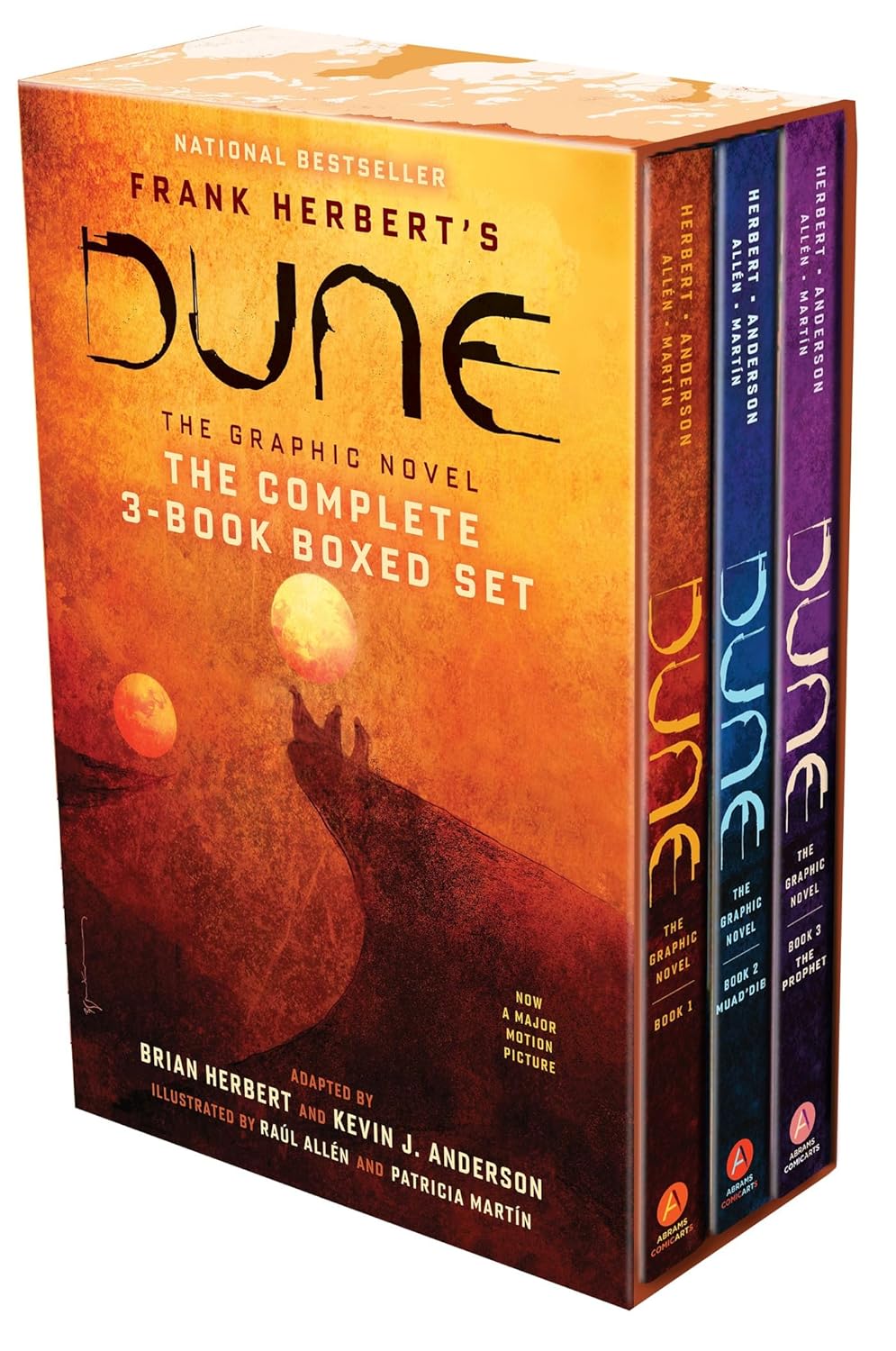 Dune: The Graphic Novel: The Complete 3-Book Boxed Set: Dune, Muad’Dib, and The Prophet (Abrams ComicArts)
Dune: The Graphic Novel: The Complete 3-Book Boxed Set: Dune, Muad’Dib, and The Prophet (Abrams ComicArts)
