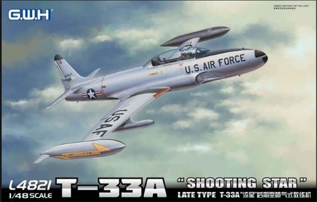 Great Wall Hobby L4821 T-33A Shooting Star Late Type 1:48 Inna marka
Great Wall Hobby L4821 T-33A Shooting Star Late Type 1:48 Inna marka