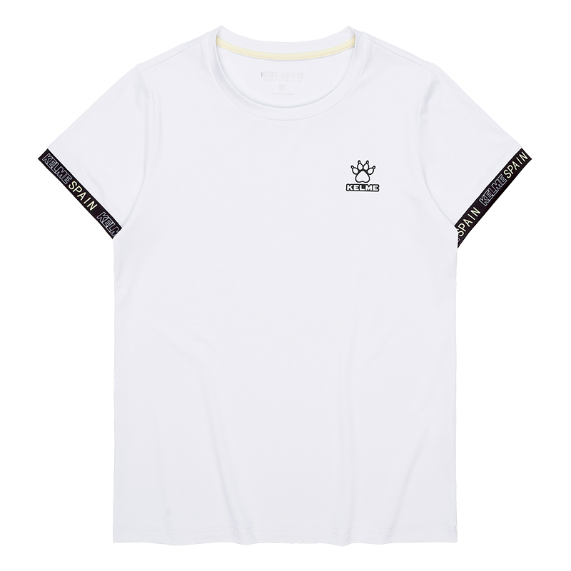 Футболка женская с круглым вырезом, умеренно прямого кроя KELME, белый
Футболка женская с круглым вырезом, умеренно прямого кроя KELME, белый