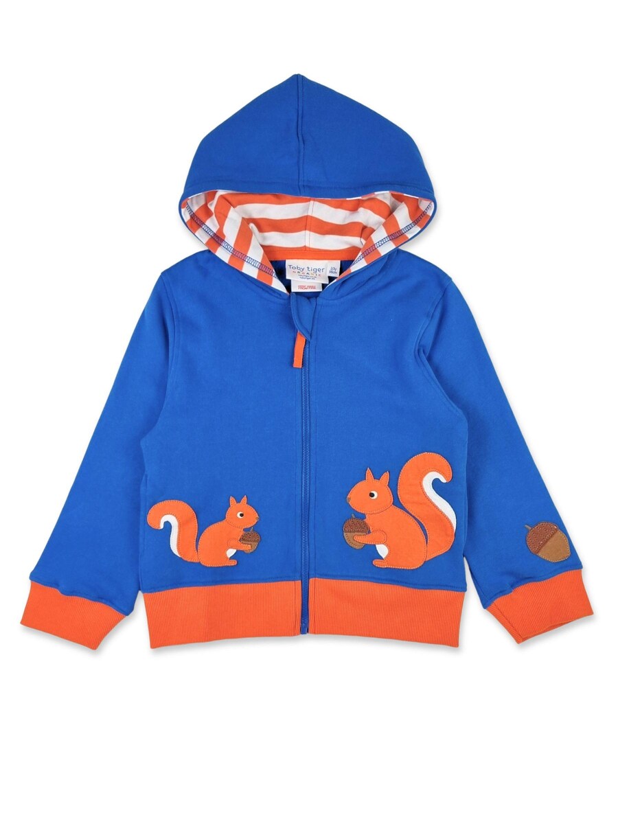 Толстовка с капюшоном на молнии Toby Tiger Eichhörnchen, синий
Толстовка с капюшоном на молнии Toby Tiger Eichhörnchen, синий