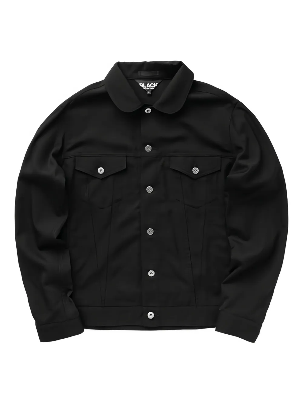 Жакет с воротником на пуговицах Black Comme Des Garçons, черный
Жакет с воротником на пуговицах Black Comme Des Garçons, черный