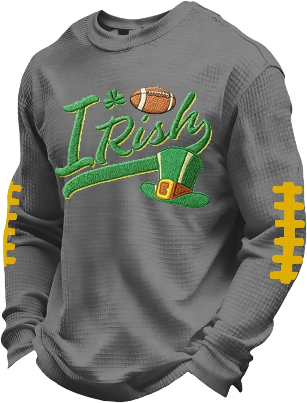 Мужская футболка St. Patrick's Day с принтом клевера, Long Sleeve, Muscle Fit
Мужская футболка St. Patrick's Day с принтом клевера, Long Sleeve, Muscle Fit