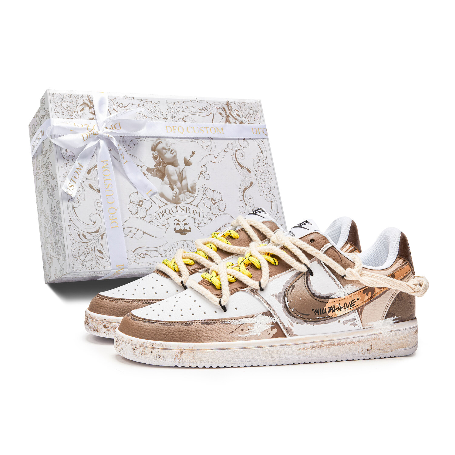 Court Vision 1 Box, Cloud Coffee устойчивые к истиранию низкие кроссовки для скейтбординга мужские Nike, белый
Court Vision 1 Box, Cloud Coffee устойчивые к истиранию низкие кроссовки для скейтбординга мужские Nike, белый